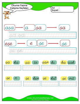 öbüşzç Grubu Çalışma Sayfaları